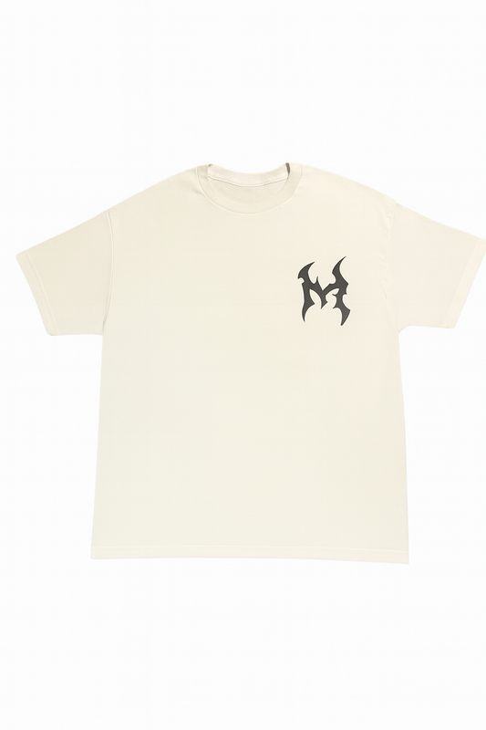 White "Merak" Logo Tee