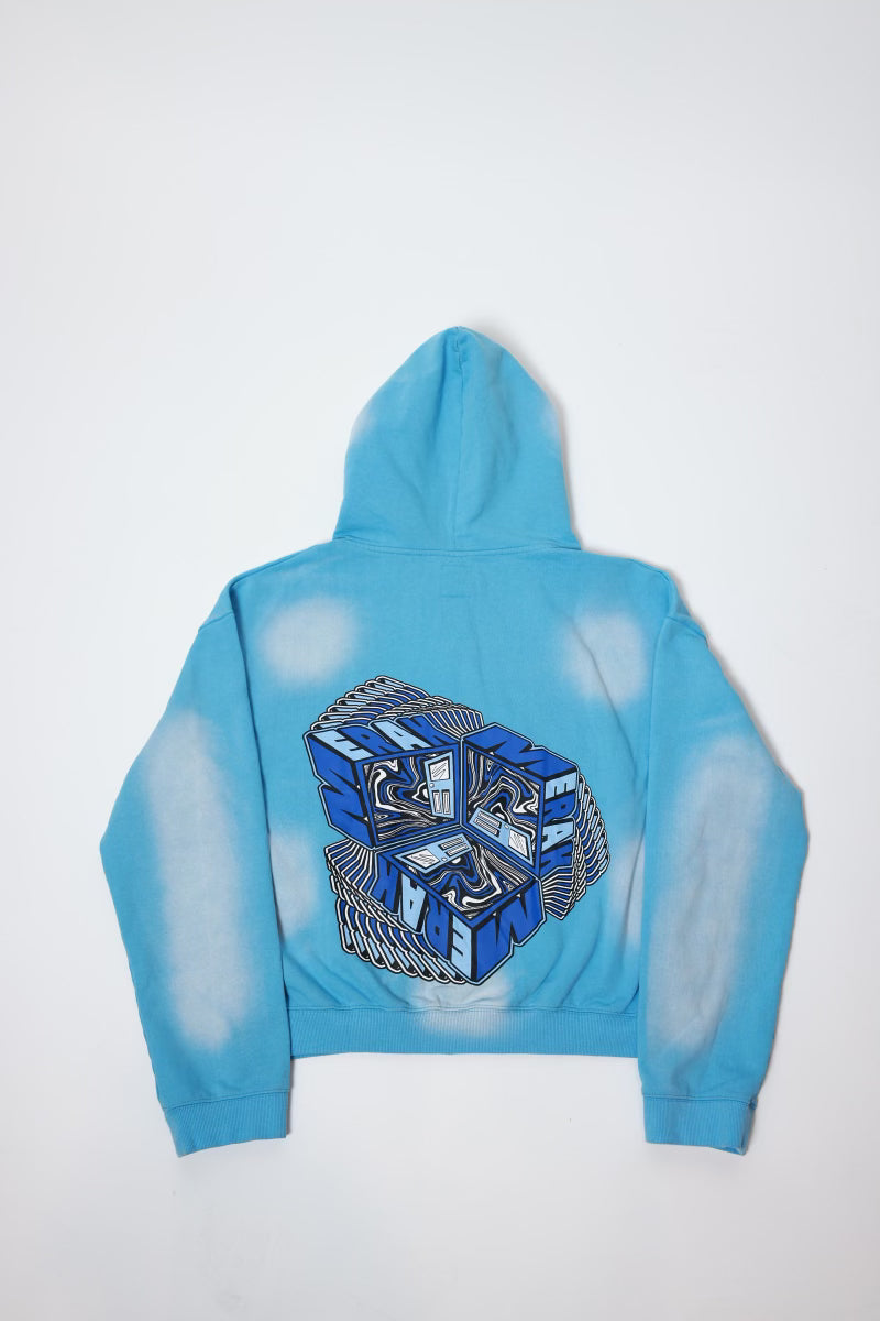 "Glacier" Blue Illusion Hoodie